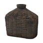 Antique Chinese Woven Willow Oil Container Basket